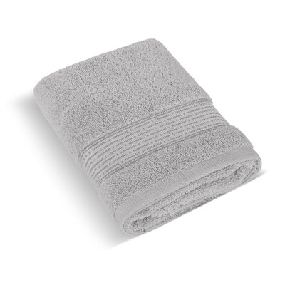 Terry towel 50x100 cm stripe 450g grey