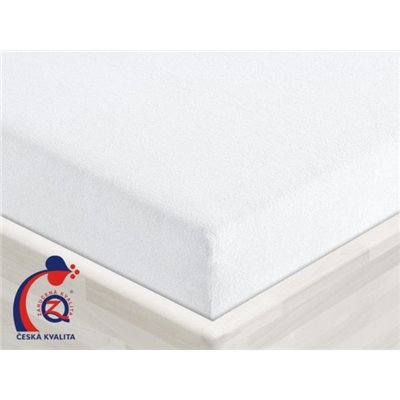 Terry sheet, white, 200 x 200 cm