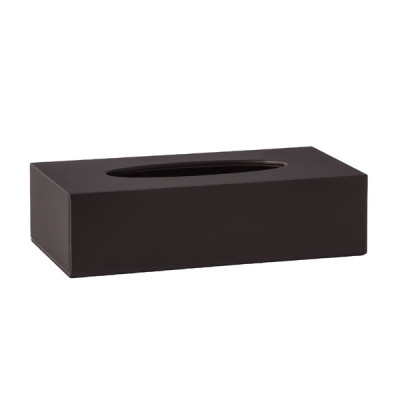 Leather napkin holder 252 x 70 x 137 mm The Londoner Tradition, brownish gray