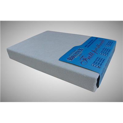 Terry sheet for high mattress, white, 180x200 cm double bed