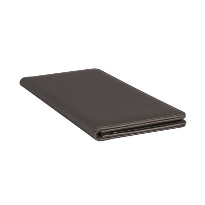 Leather bill boards 128 x 240 x 20 mm The Londoner Tradition, brownish gray (Sale is possible only in quantities of 5 pieces)