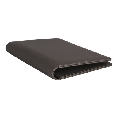 Leather binder A5 193 x 245 x 40 mm The Londoner Tradition, brownish gray (Sale is possible only in quantities of 4 pieces)