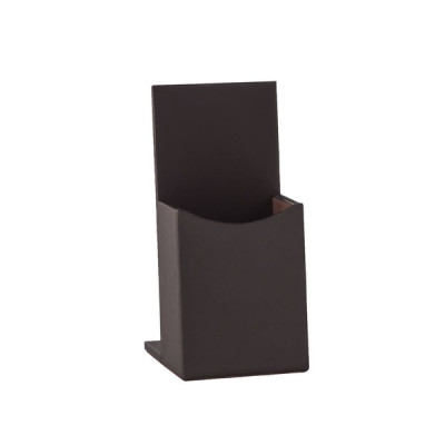 Leather remote control holder 80 x 170 x 80 mm The Londoner Tradition, brownish gray