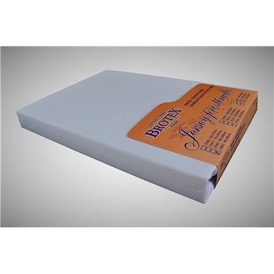 Jersey sheet white, 90x200 single bed