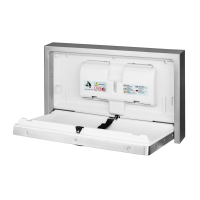 Wall-mounted steel changing table IMPECO