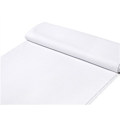 Damask bedding White - stripes 4 mm (1x duvet cover 140 x 220 cm + 1x pillowcase 70 x 90 cm)