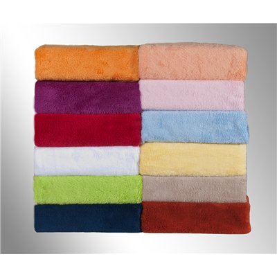 Micro blanket single bed 150x200 cm white 300g/m2