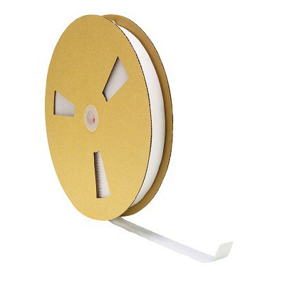 Self-adhesive Velcro, hooks (25 m), white - width 20 mm