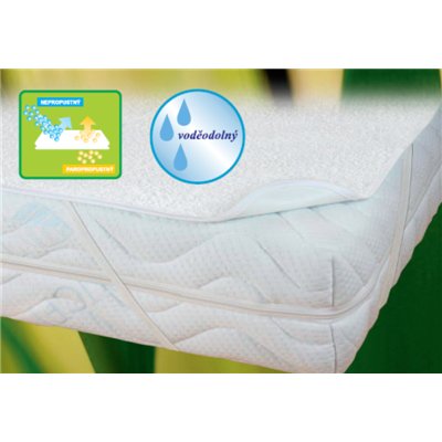Bamboo impermeable mattress protector, 90x200 cm