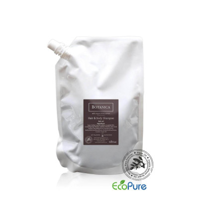 Hair and body shampoo, refill bag, 360 ml, Botanica (Sale is possible only in quantities of 15 pieces)