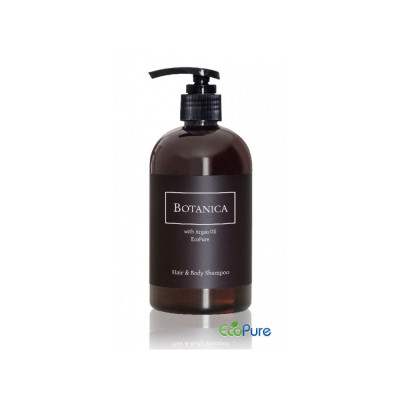 Shampoo for hair and body, dispenser with pump 360 ml, Botanica (Sale is possible only in quantities of 15 pieces)