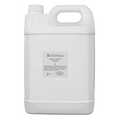 Shampoo for hair and body, refill for PS, 5 l canister, Botanica