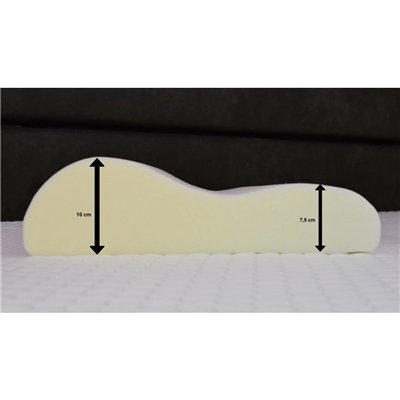 VISCO memory foam pillow 40x60 cm, terry cloth cover