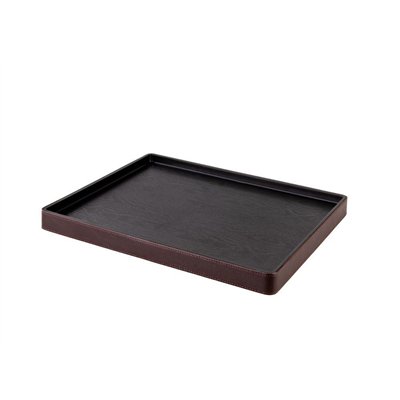 Noble Leather tray, brown