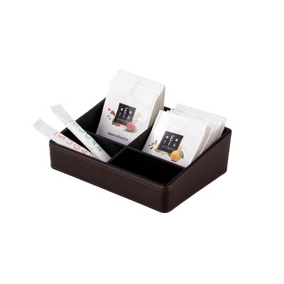 Noble Leather tray, brown