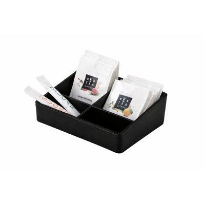 Noble Leather Tray, Black