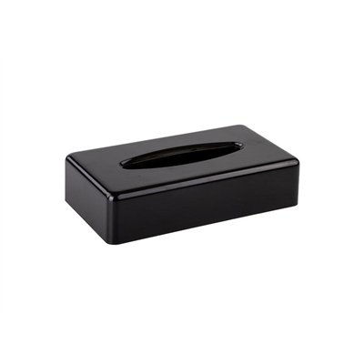 Black tissue dispenser, black