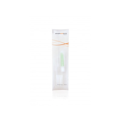 Dental set in a bag, Simple and Pure (Sale is possible only in quantities of 100 pieces)