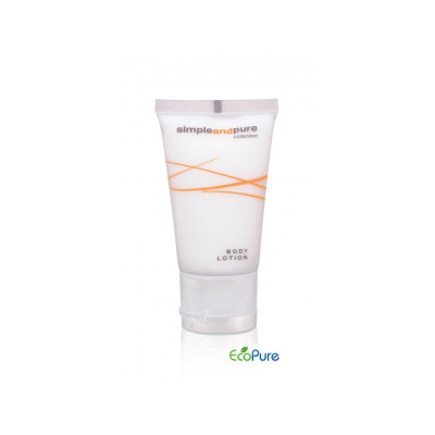 Body lotion in a tube, 30 ml, Simple and Pure (Sale is possible only in quantities of 50 pieces)