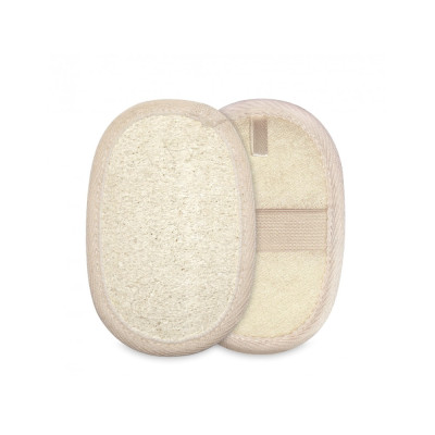 Natural loofah in a box, White Accessories (MOQ: 50 PCS)