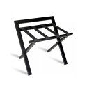 Luggage rack Hotelum CLASSIC PLUS BLACK with backrest