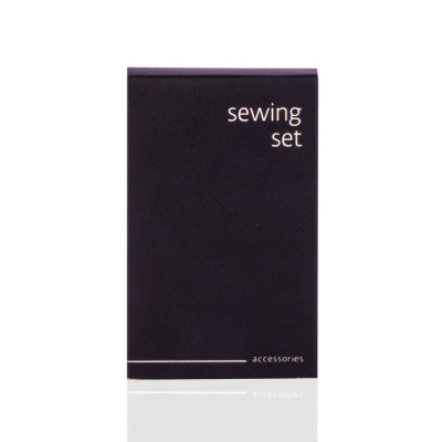 Sewing set in a box, Black Accessories (MOQ: 125 PCS)